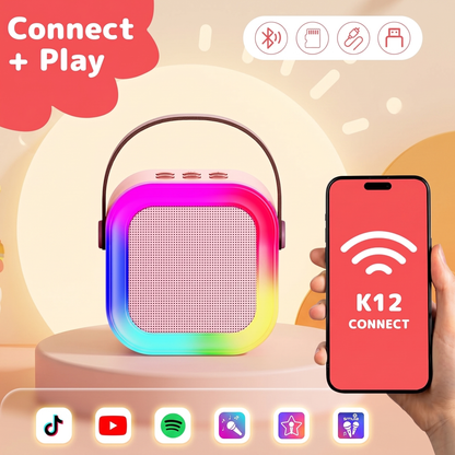 Kids Karaoke Machine & 2 Wireless Microphones