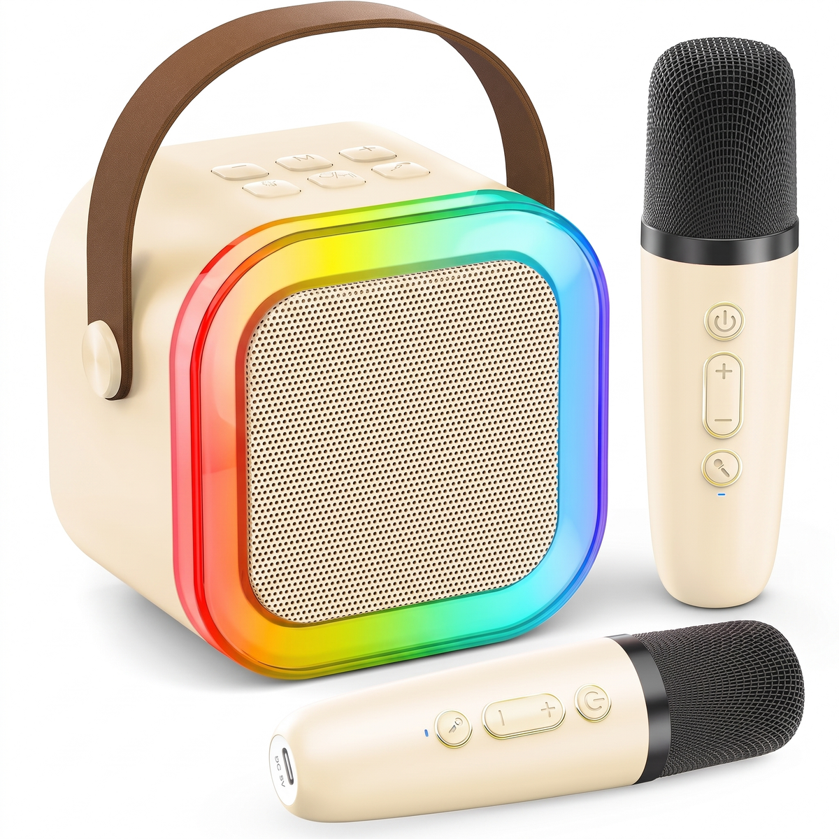 Kids Karaoke Machine & 2 Wireless Microphones