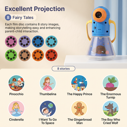 Kids Storybook Torch Projector & Stories