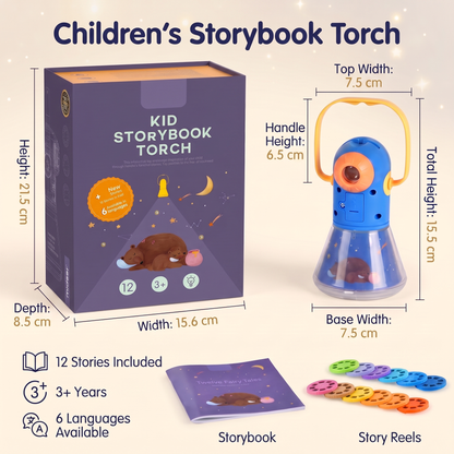 Kids Storybook Torch Projector & Stories