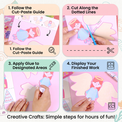 Creative Scissor Practice & Craft Activity Set for Kids