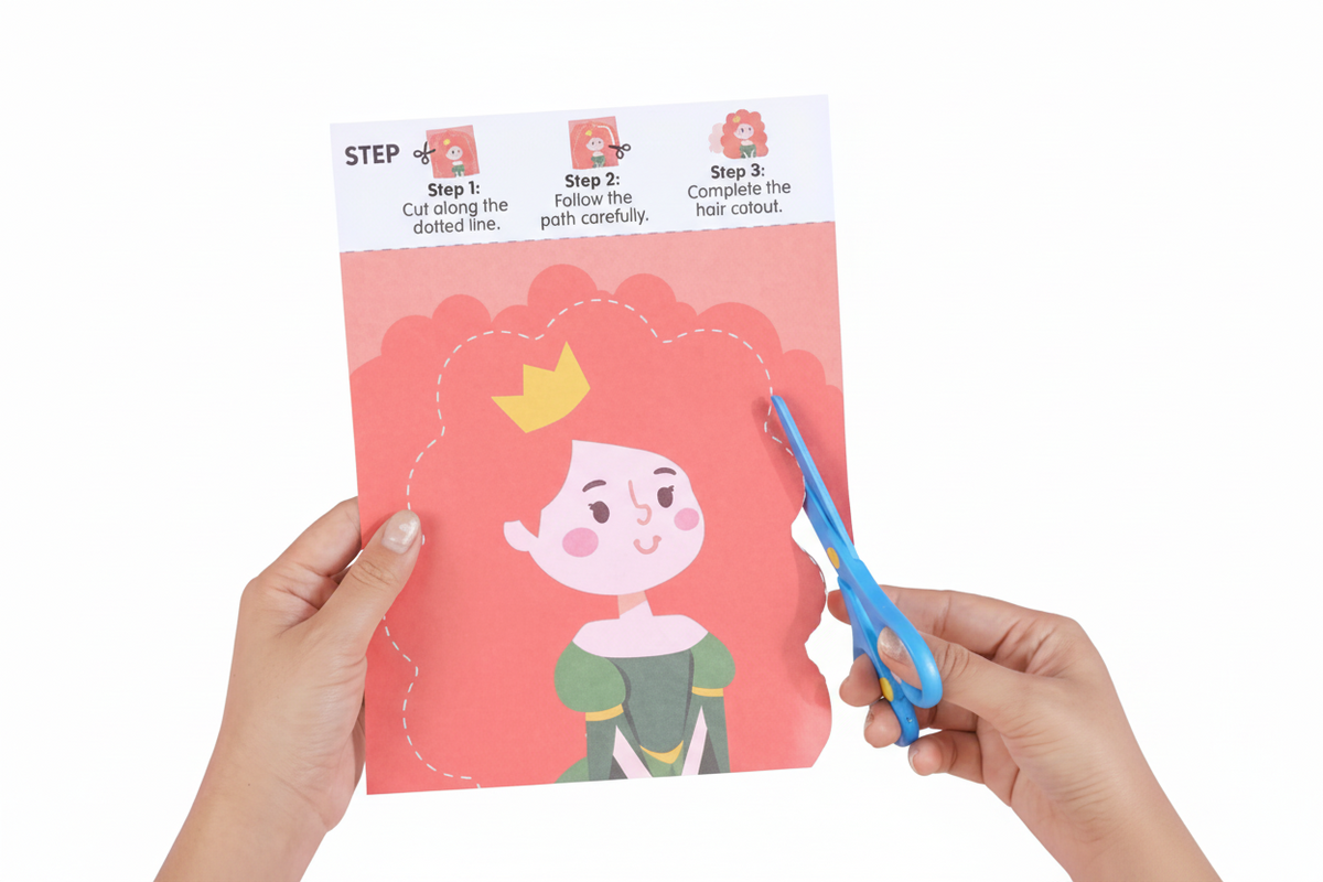 Creative Scissor Practice & Craft Activity Set for Kids