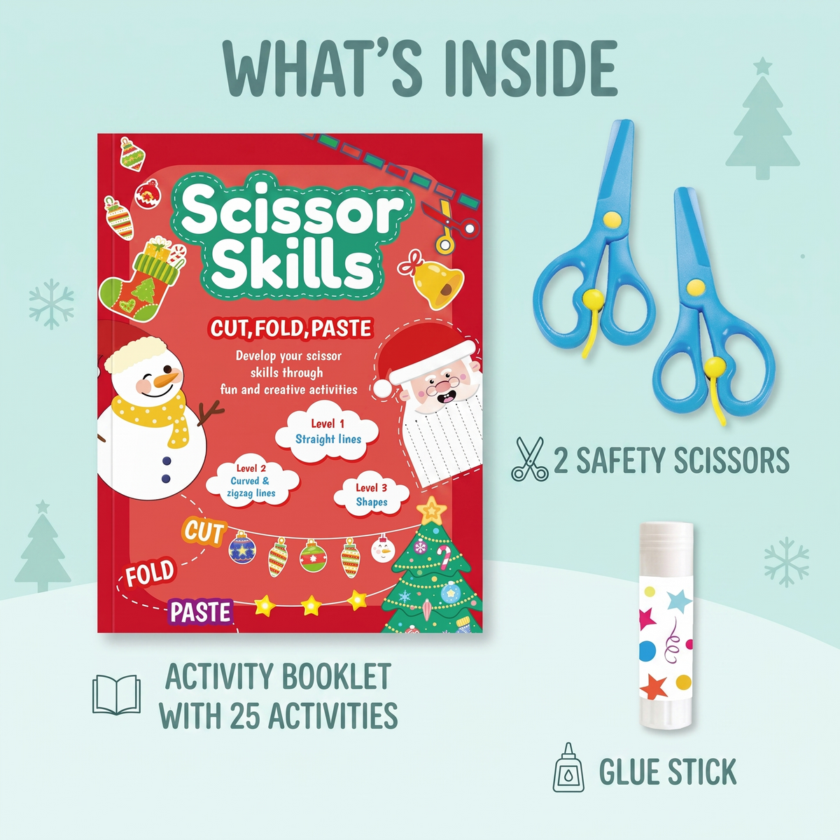 Creative Scissor Practice & Craft Activity Set for Kids