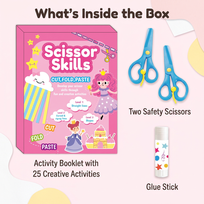 Creative Scissor Practice & Craft Activity Set for Kids
