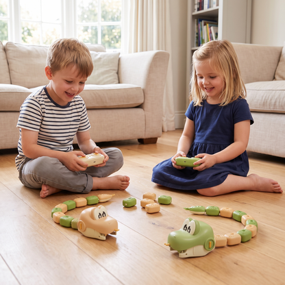 Interactive Magnetic Hungry Snake Challenge Game