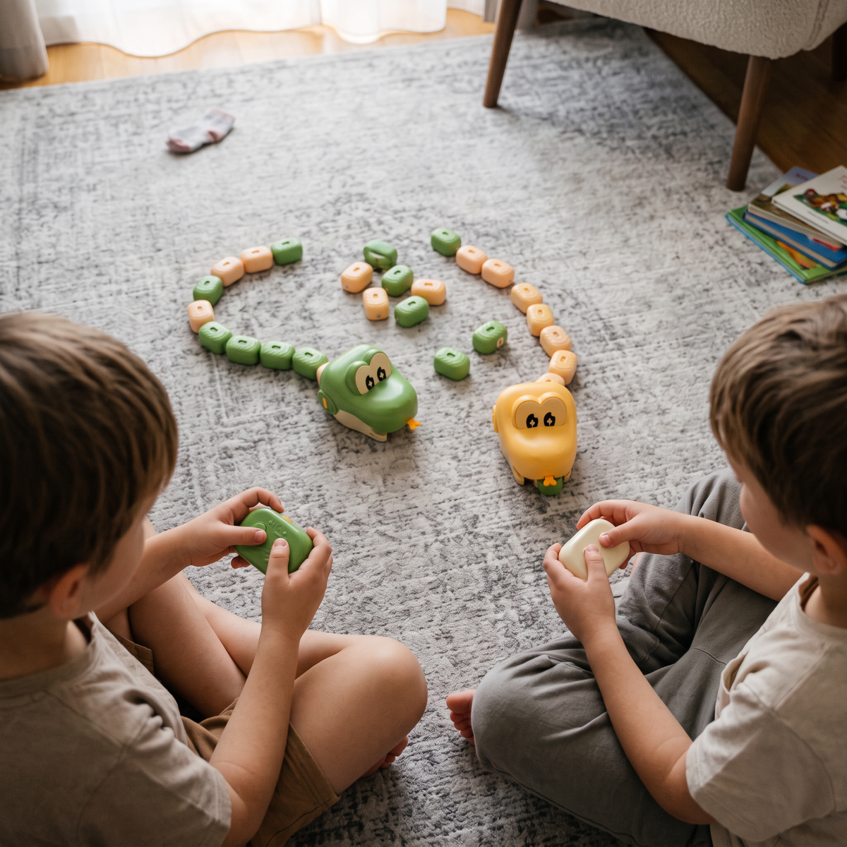Interactive Magnetic Hungry Snake Challenge Game