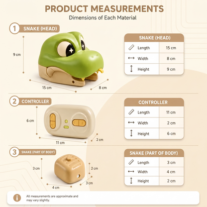 Interactive Magnetic Hungry Snake Challenge Game