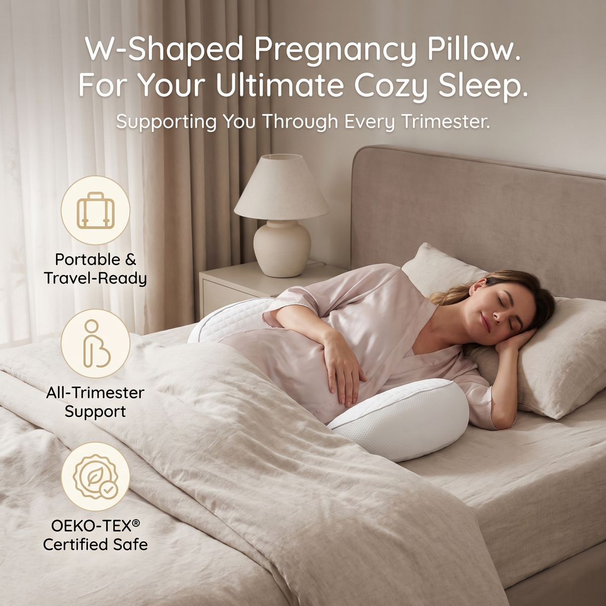 Pregnancy Bump & Back Support Pillow | Family Favourite