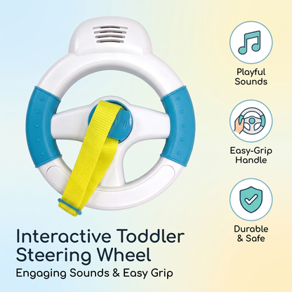 Interactive Pushchair Steering Wheel Toy for Kids