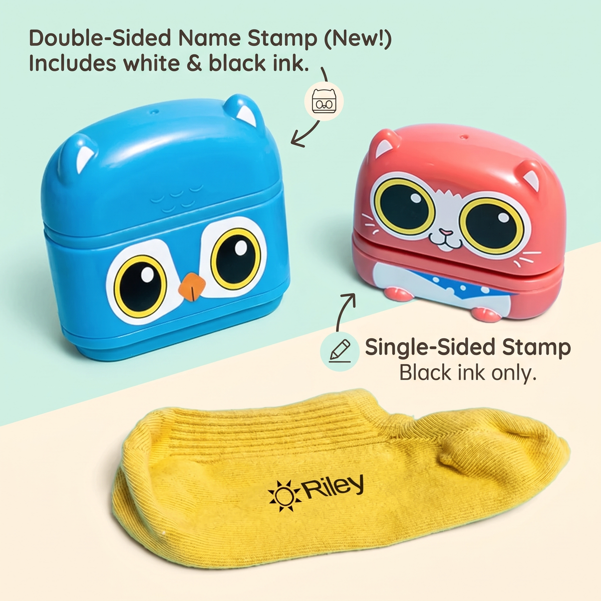 Custom Personalised Name Stamp for Kids Clothes