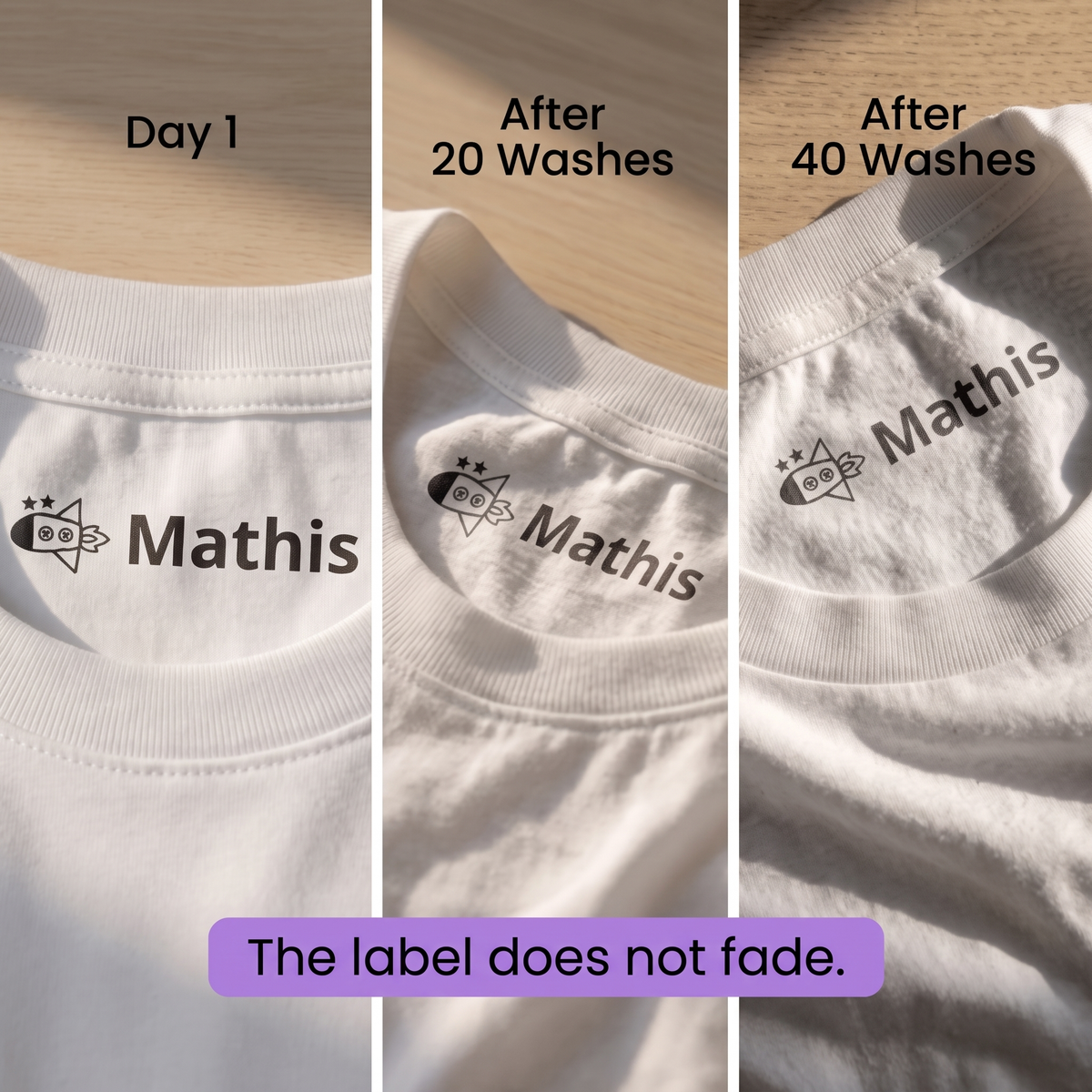 Custom Personalised Name Stamp for Kids Clothes