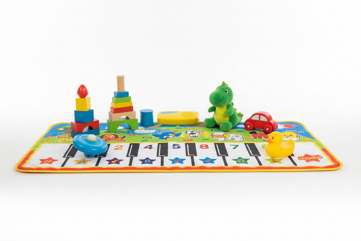 Interactive Interactive Farm Animal Piano Play Mat for Kids