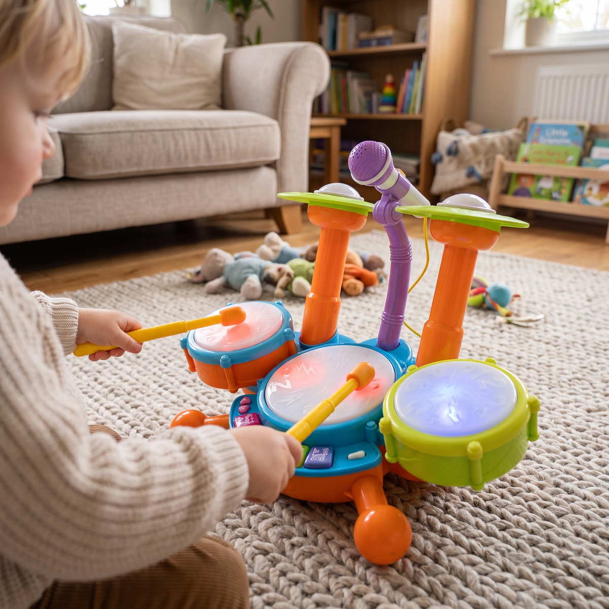 My First Drum Set & Music & Lights