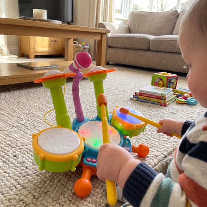 My First Drum Set & Music & Lights