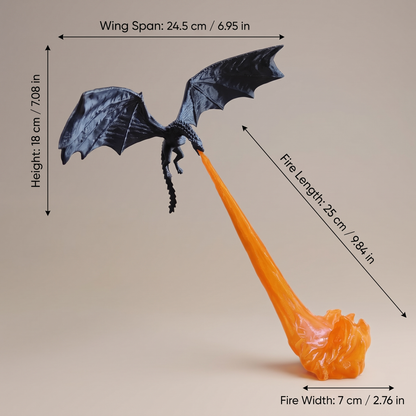 Fire Breathing Dragon Light – Bookshelf & Desk