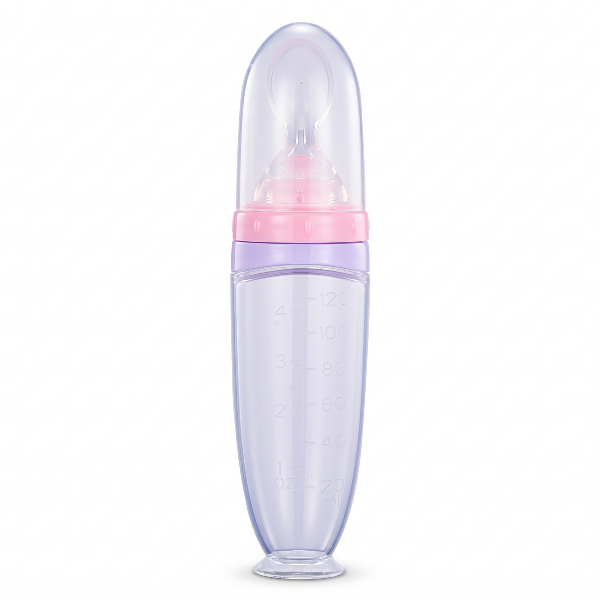 Silicone Baby Squeeze Feeding Spoons (2 Piece Set) for Everyday Baby Care