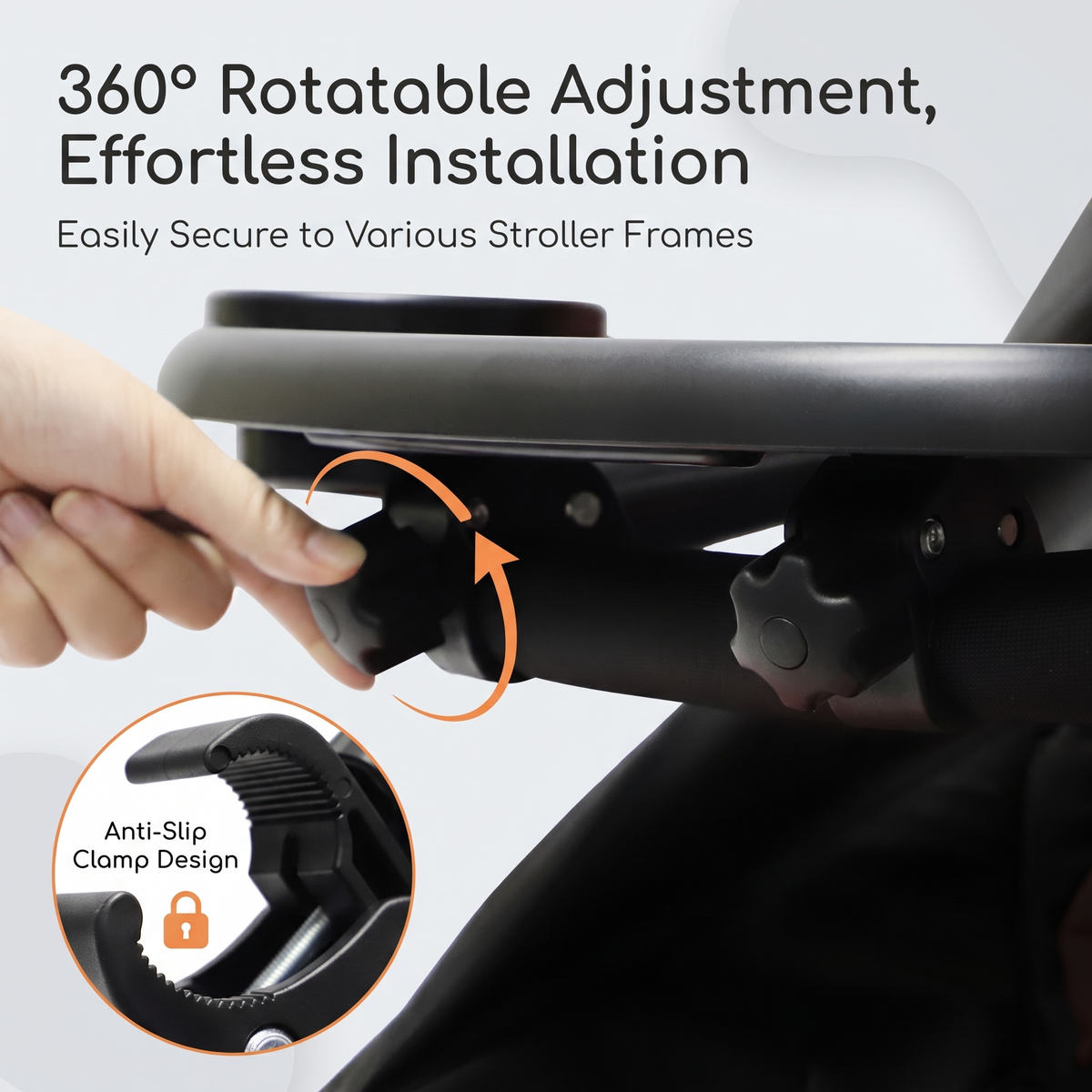 Universal Pushchair Snack Tray & Cup Holder