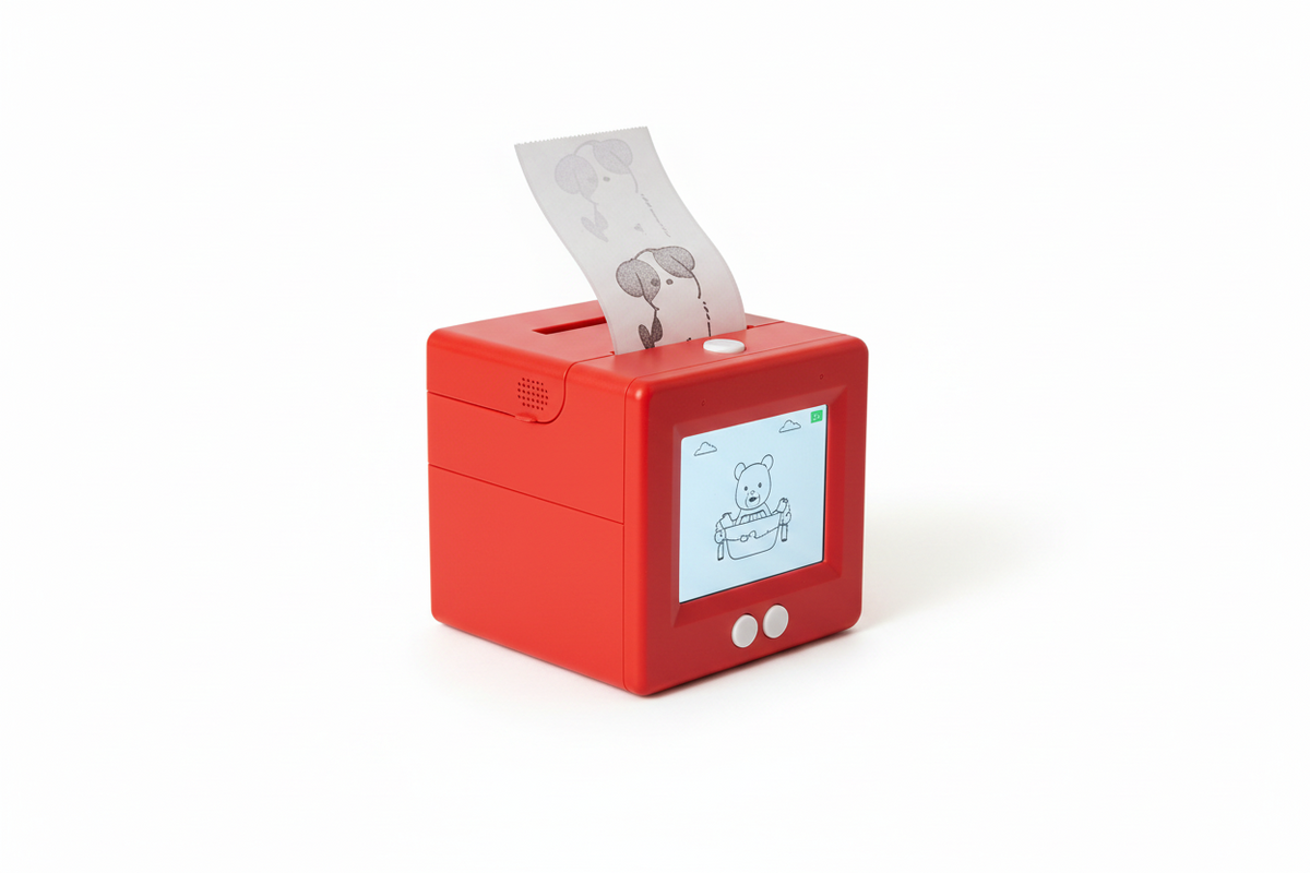 Kids AI Voice Drawing Printer & Colouring Toy