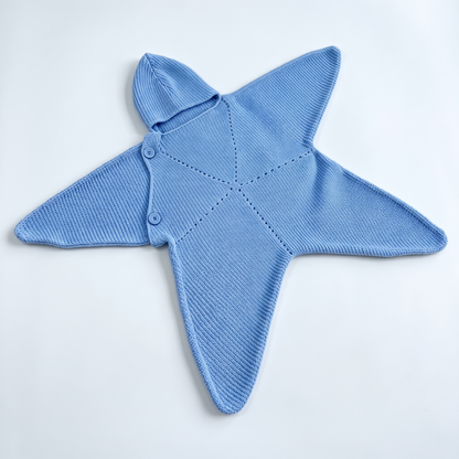 Baby Starfish Suit & Cosy Hood - Knitted & Crocheted