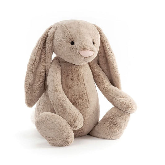 Beige Bunny Plush Toy