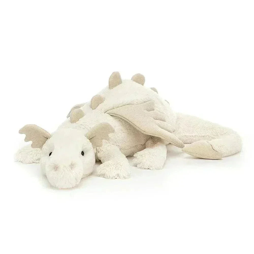 Plush Snow Dragon Soft Toy – 66cm