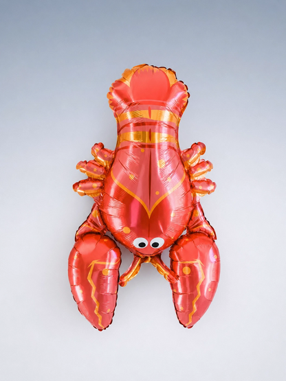 Lobster Crawfish Shape Foil Balloon for Seafood Party Decor