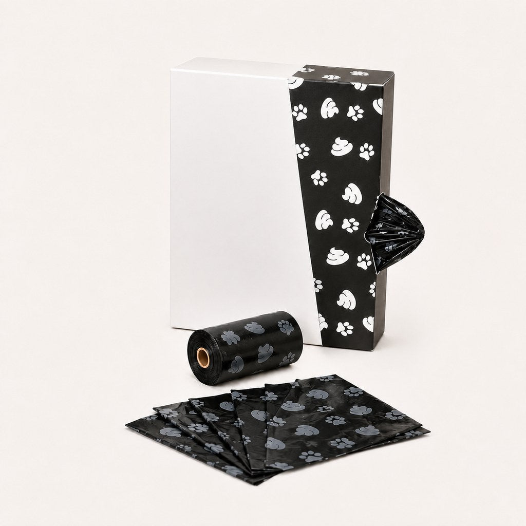 Reusable Male Dog Urine Collection Wrap with 50 Bags - Indoor Marking & Accident Support