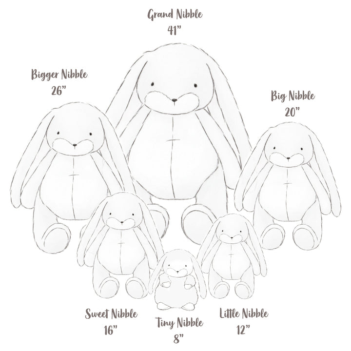Little Floppy Nibble 12" Bunny- Apricot Cream
