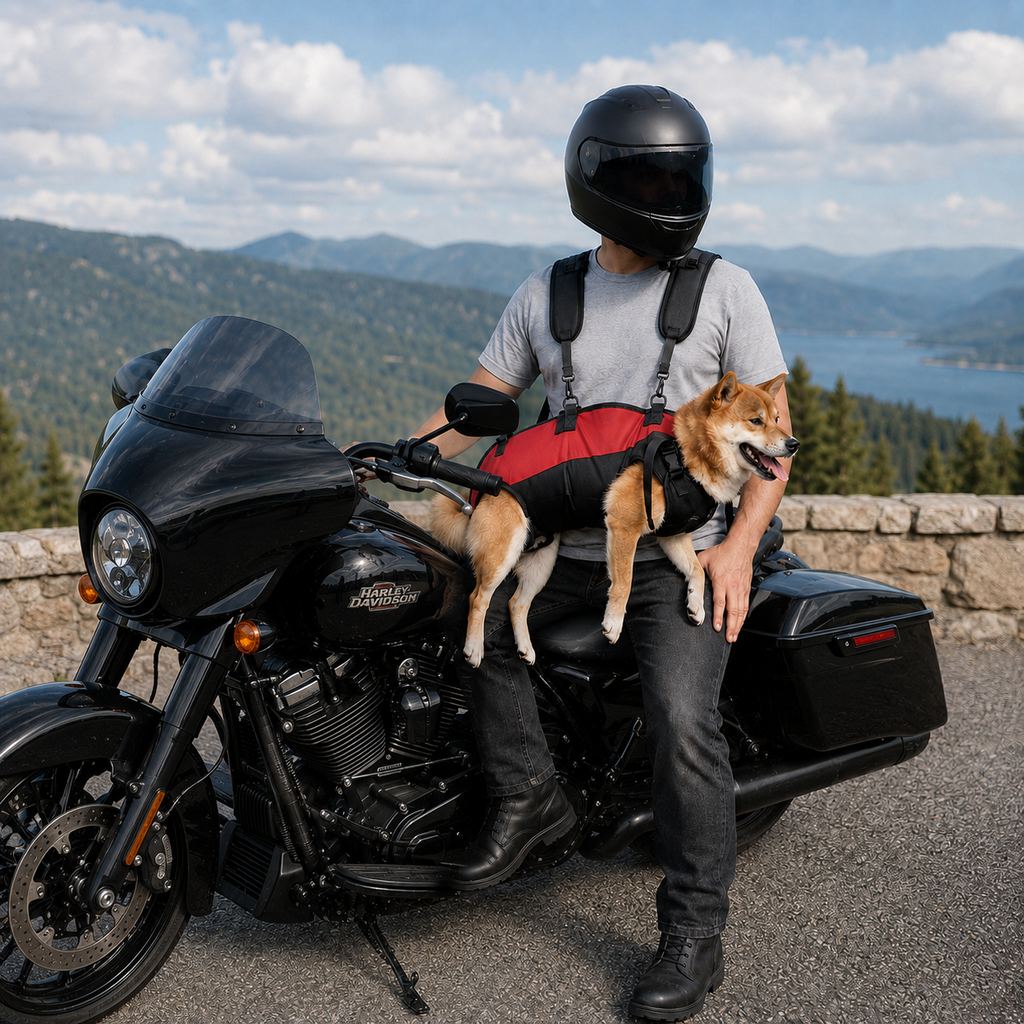 Hands-Free Dog Carrier Harness Backpack for Walks, Hiking & Travel — Carry Tired Small & Medium Dogs Comfortably