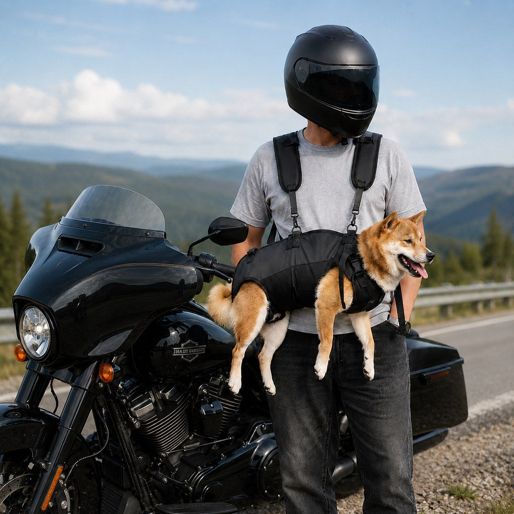 Hands-Free Dog Carrier Harness Backpack for Walks, Hiking & Travel — Carry Tired Small & Medium Dogs Comfortably