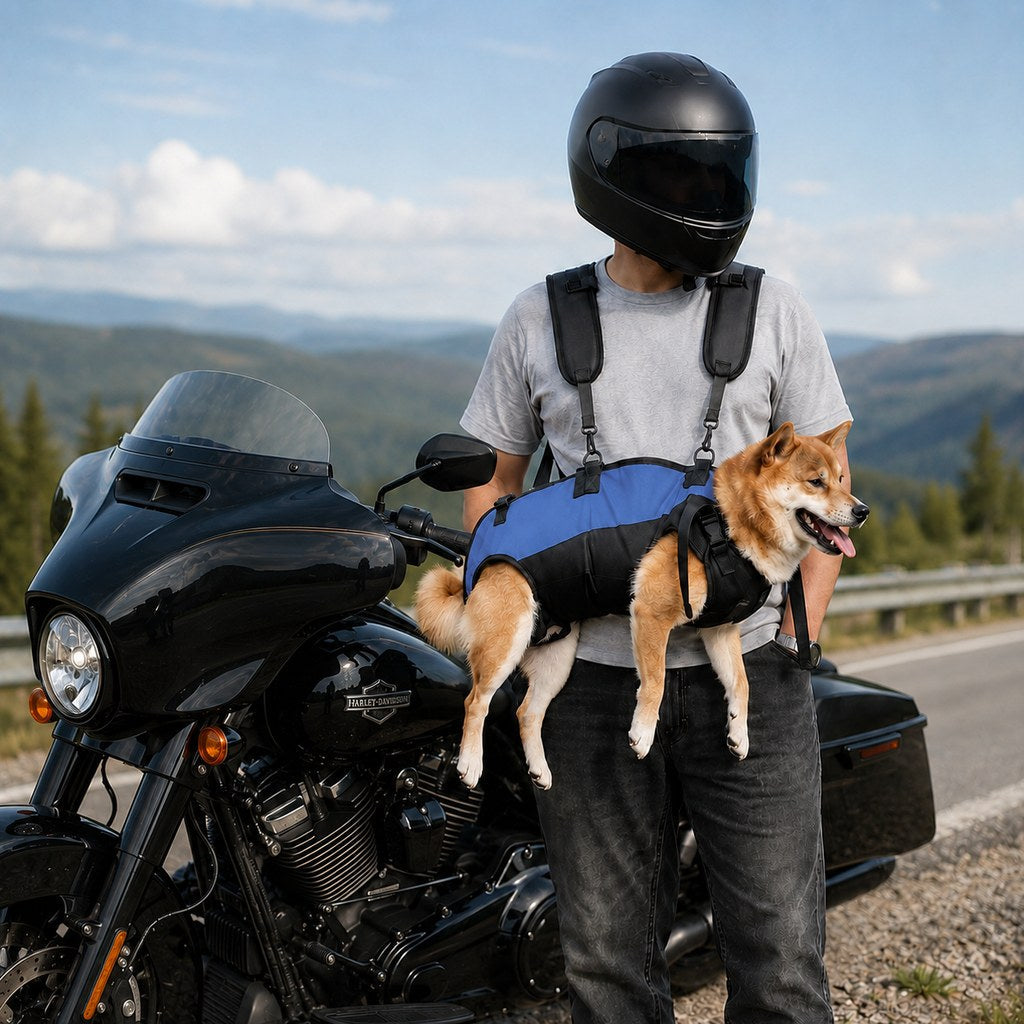 Hands-Free Dog Carrier Harness Backpack for Walks, Hiking & Travel — Carry Tired Small & Medium Dogs Comfortably