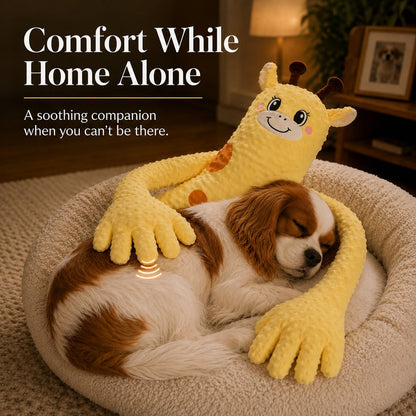 Remote-Controlled Pet Calming Plush Companion with Heated Paws – 3 Comfort Modes & 30-Min Auto Shut-Off for Dogs and Cats, Cozy Bedtime Companion