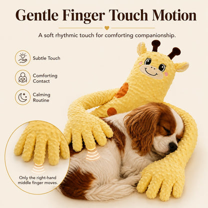Remote-Controlled Pet Calming Plush Companion with Heated Paws – 3 Comfort Modes & 30-Min Auto Shut-Off for Dogs and Cats, Cozy Bedtime Companion