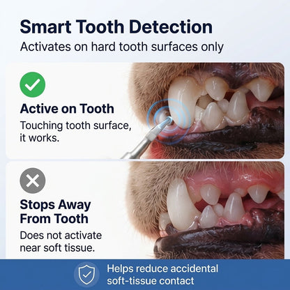 Ultrasonic Pet Dental Cleaner for Dogs & Cats – At-Home Tartar Care for Fresher Breath Between Vet Visits