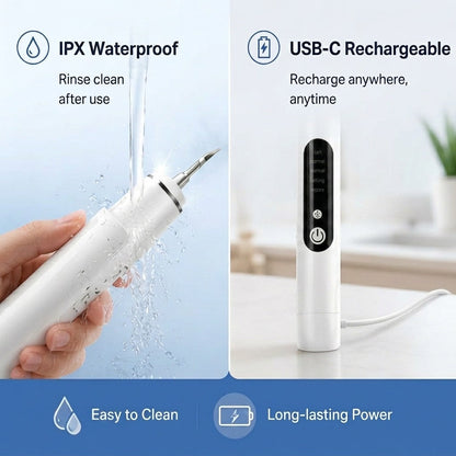 Ultrasonic Pet Dental Cleaner for Dogs & Cats – At-Home Tartar Care for Fresher Breath Between Vet Visits