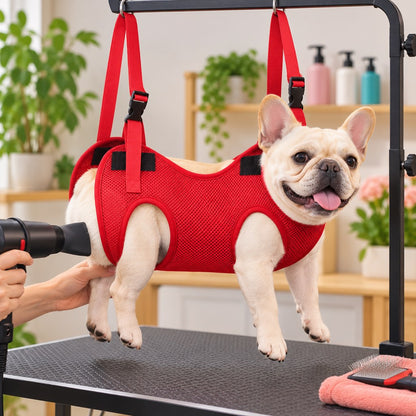 Pet Grooming Hammock for Nail Trimming & Home Grooming – Helps Keep Dogs & Cats Steady