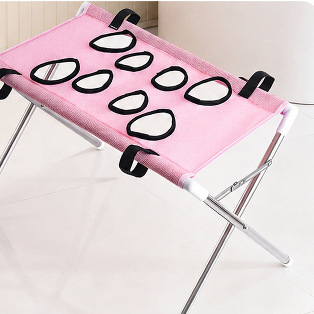 Foldable Pet Grooming Stand for Cats & Small Dogs - Bathing & Nail Trimming Support for Less Squirming