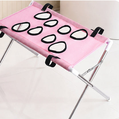 Foldable Pet Grooming Stand for Cats & Small Dogs - Bathing & Nail Trimming Support for Less Squirming