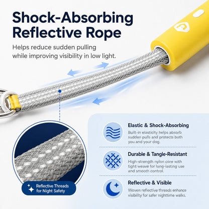 Quick-Tether Dog Leash for Cafes, Patios & Parks - Keep Your Dog Close Hands-Free