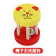 Lion five-column rattle wooden musical toy