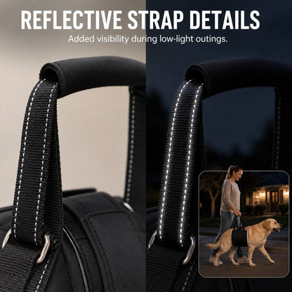 Rear Support Dog Lift Sling for Senior Dogs - Soft Adjustable Hind-Leg Assistance for Stairs, Cars & Potty Breaks