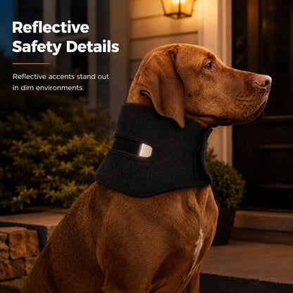 Adjustable Dog Neck Support Brace for Rest & Recovery - Breathable Cervical Collar for Limited Neck Movement