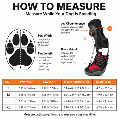 Adjustable Tension-Dial Dog Paw-Lift Support Boots – For Indoor Floors & Outdoor Walks, Paw Dragging & Scuffing Support