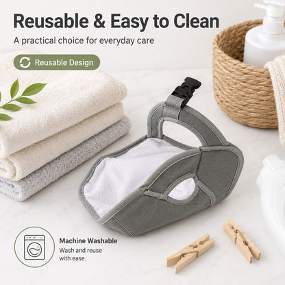 Reusable Female Dog Diaper for Heat Cycles - Adjustable Washable Sanitary Pants for Home & Travel