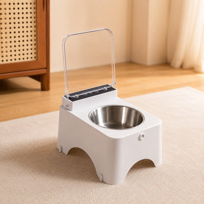 Smart Auto-Opening Covered Cat Bowl for Cleaner Indoor Feeding - Rechargeable Dustproof Cat Feeder