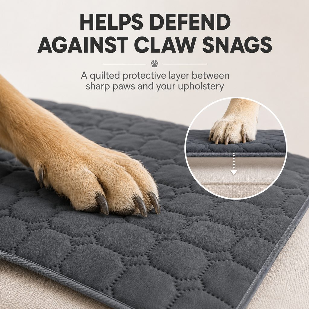 Waterproof Pet Sofa Protector Cover for Dogs & Cats - Quilted Furniture Cover for Couch, Bed & Car Seat Protection