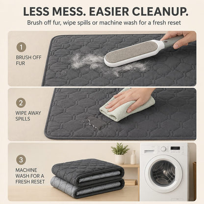 Waterproof Pet Sofa Protector Cover for Dogs & Cats - Quilted Furniture Cover for Couch, Bed & Car Seat Protection