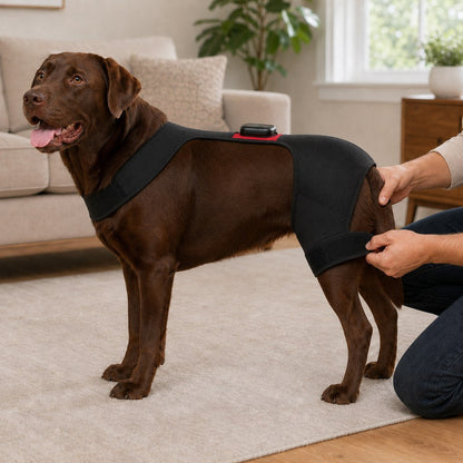 Wearable Red & Near-Infrared Hip Wrap for Dogs - Hands-Free At-Home Hip-Area Light Care