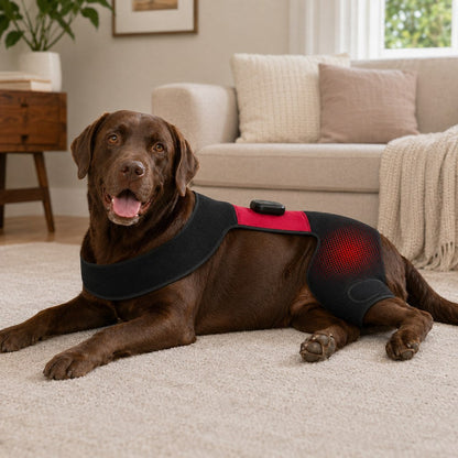 Wearable Red & Near-Infrared Hip Wrap for Dogs - Hands-Free At-Home Hip-Area Light Care