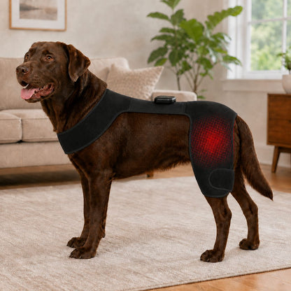 Wearable Red & Near-Infrared Hip Wrap for Dogs - Hands-Free At-Home Hip-Area Light Care